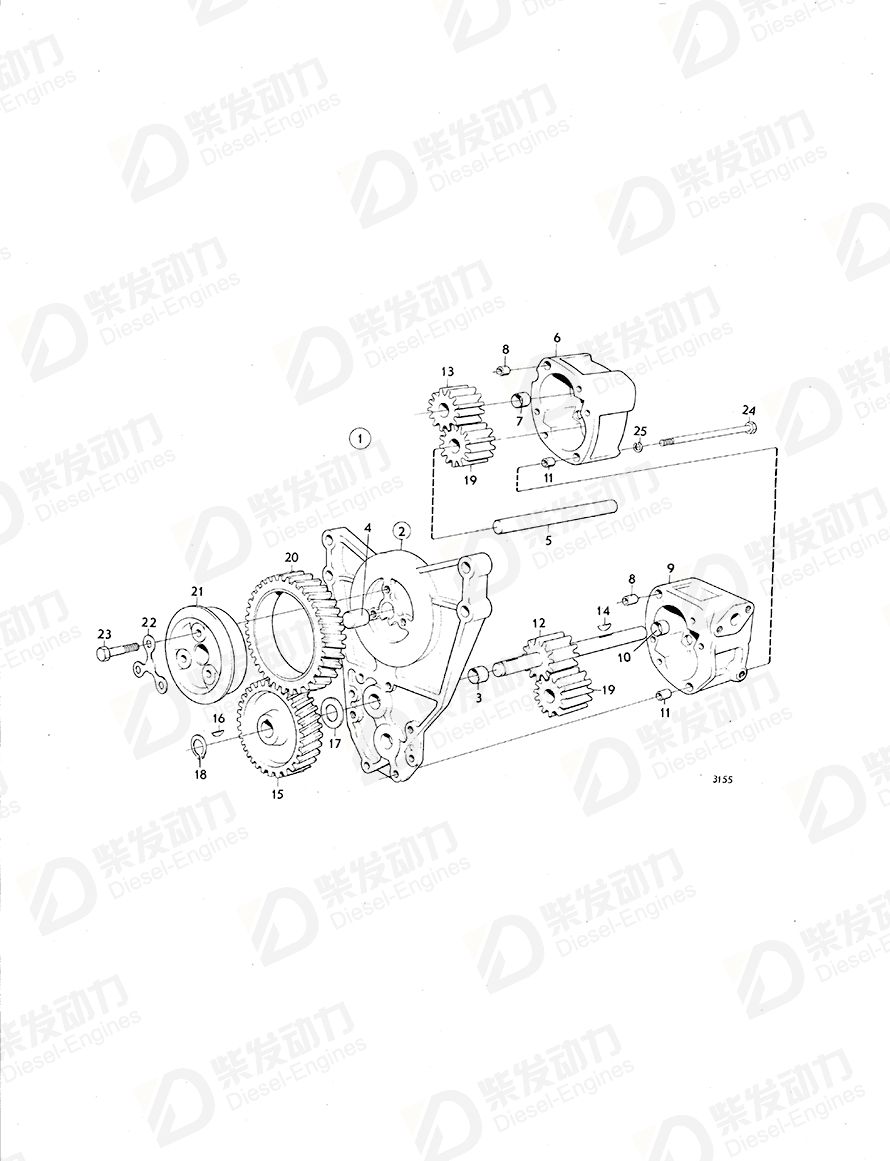 VOLVO Gear 469169 Drawing